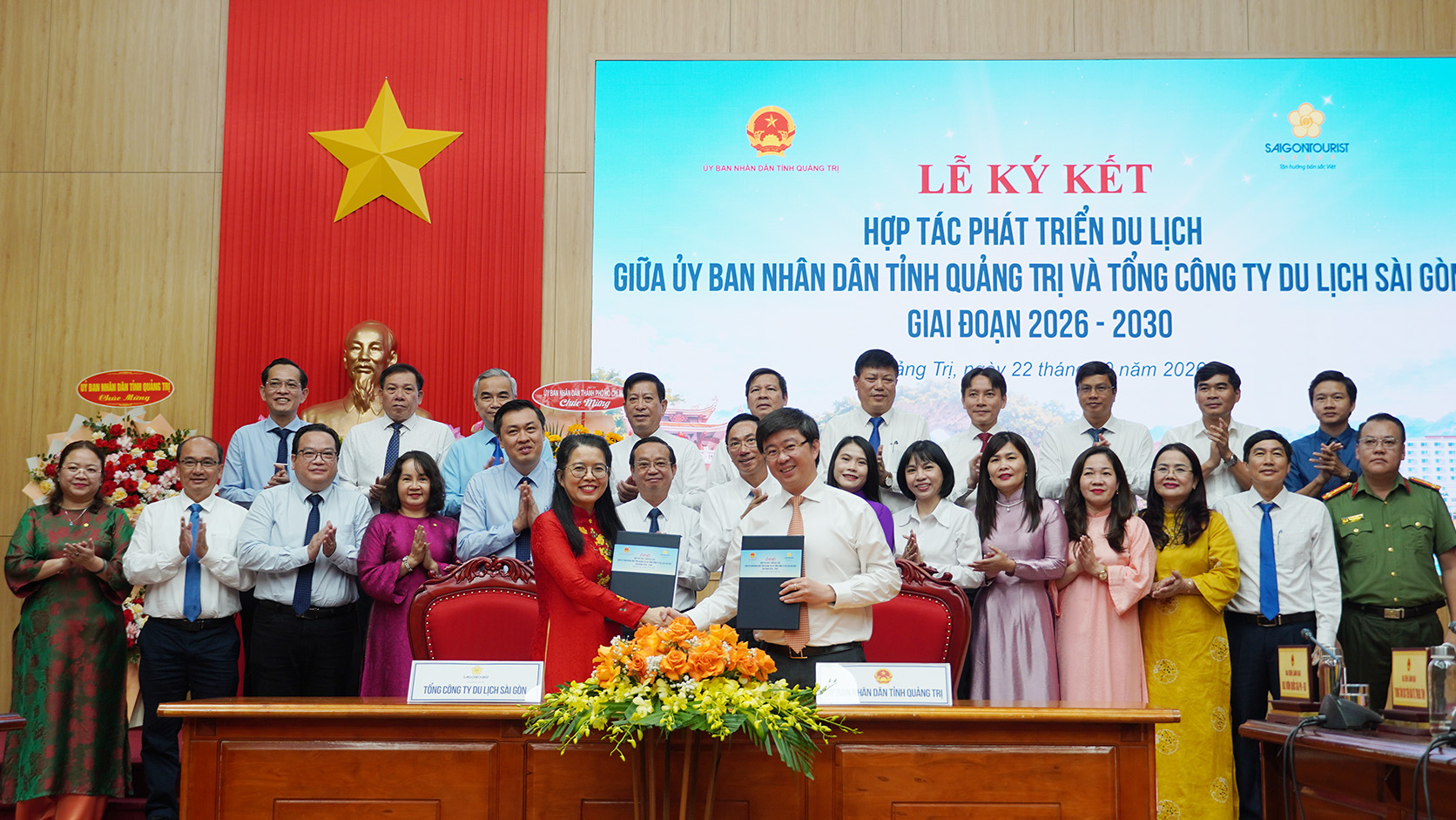 Quảng Trị ký kết hợp tác phát triển du lịch với Saigontourist giai đoạn 2026 - 2030