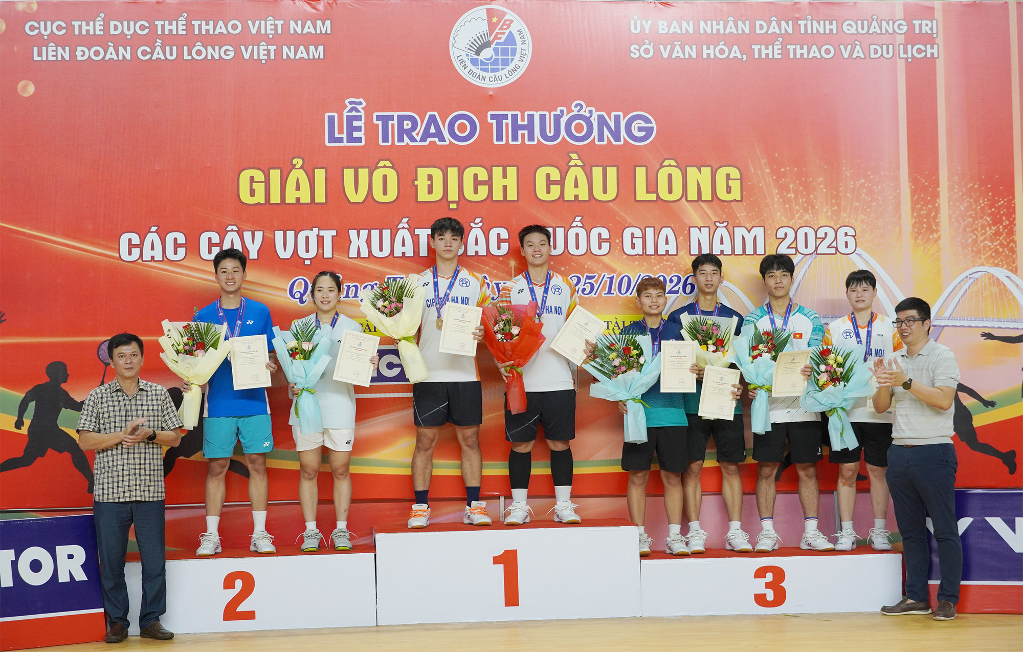 Bế mạc Giải vô địch cầu lông các cây vợt xuất sắc quốc gia năm 2026