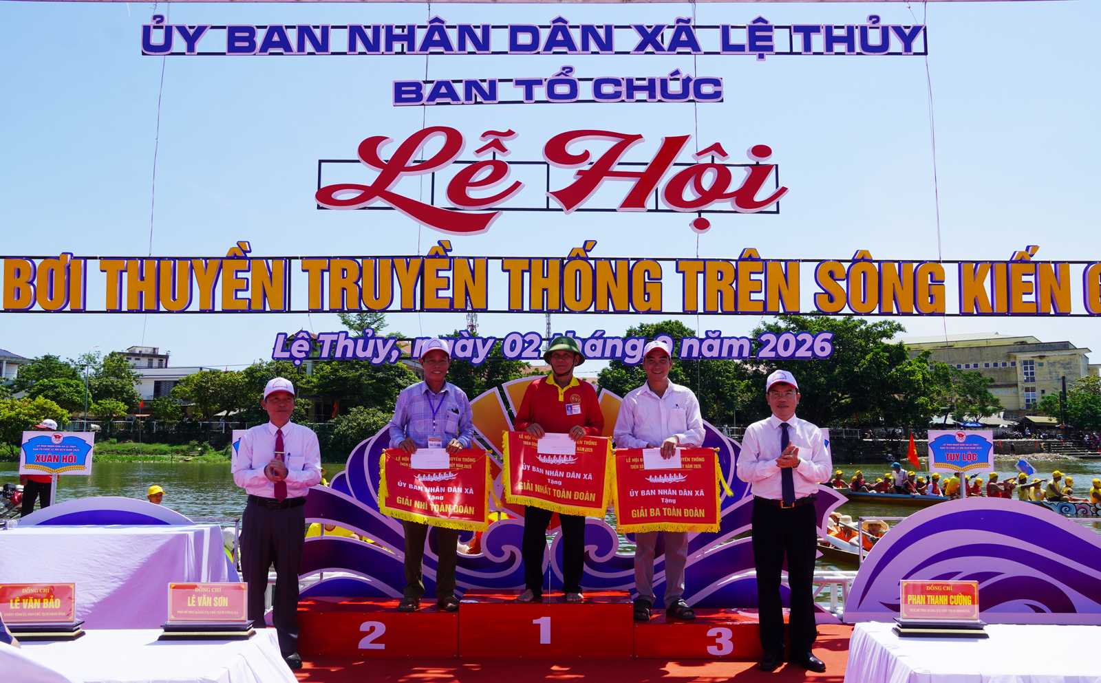 Tưng bừng Lễ hội Đua, bơi thuyền truyền thống trên sông Kiến Giang năm 2026